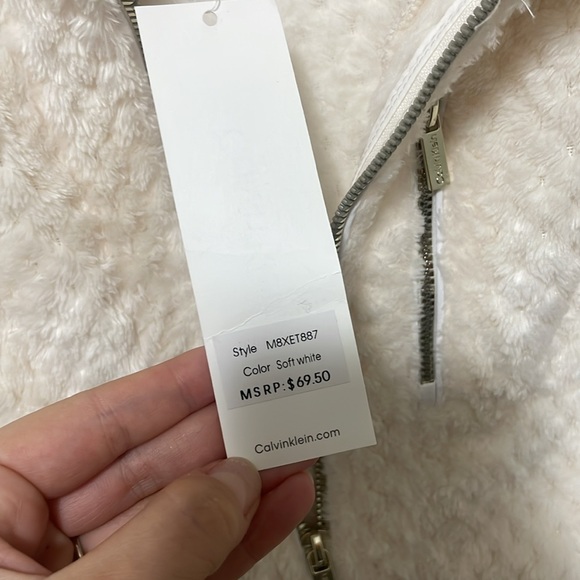 Calvin Klein | NWT Soft White Jacket - Picture 4 of 9